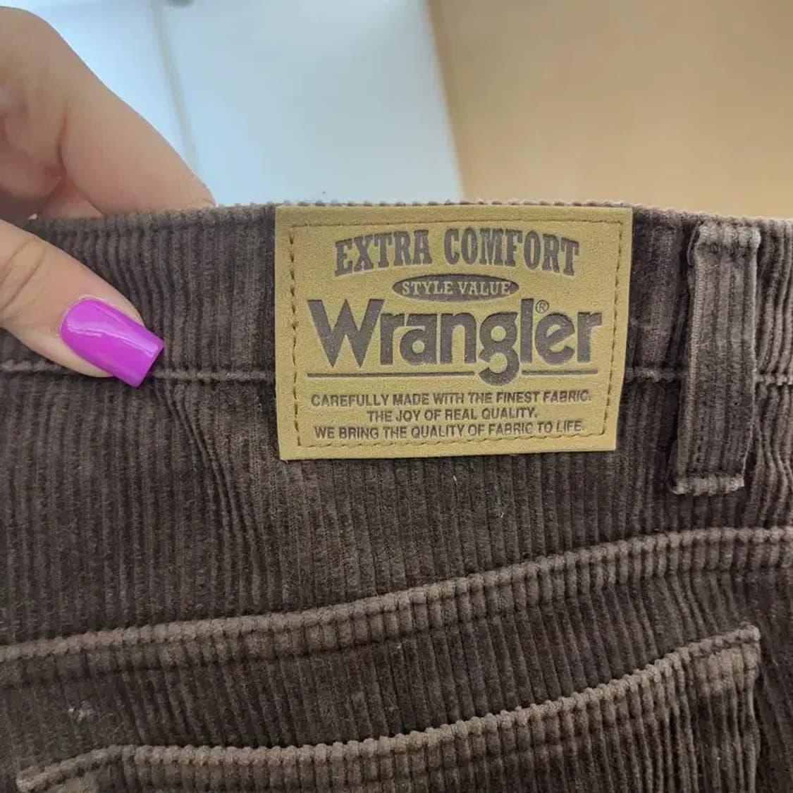 랭글러 레트로 90's 코듀로이 골덴 브라운 바지 31인치 C06833 상품이미지5