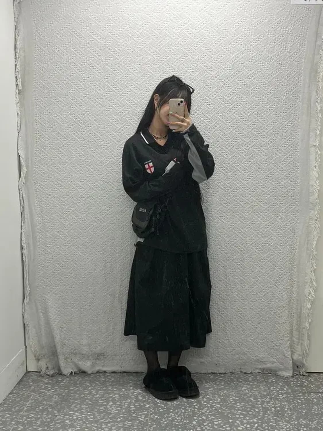 엄브로 블록코어 잉글래드 축구 카라 롱슬리브 105 C06799 상품이미지2