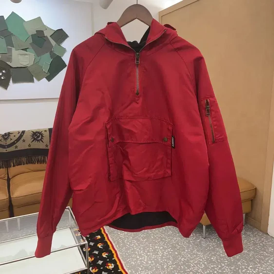 참스 워크웨어 아방핏 바람막이 반집업 아노락  XL C06807 상품이미지3