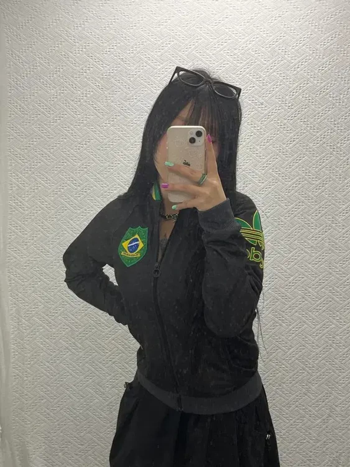 아디다스 올드스쿨 브라질 패치워크 트랙탑 집업 져지 85 C06808 상품이미지1