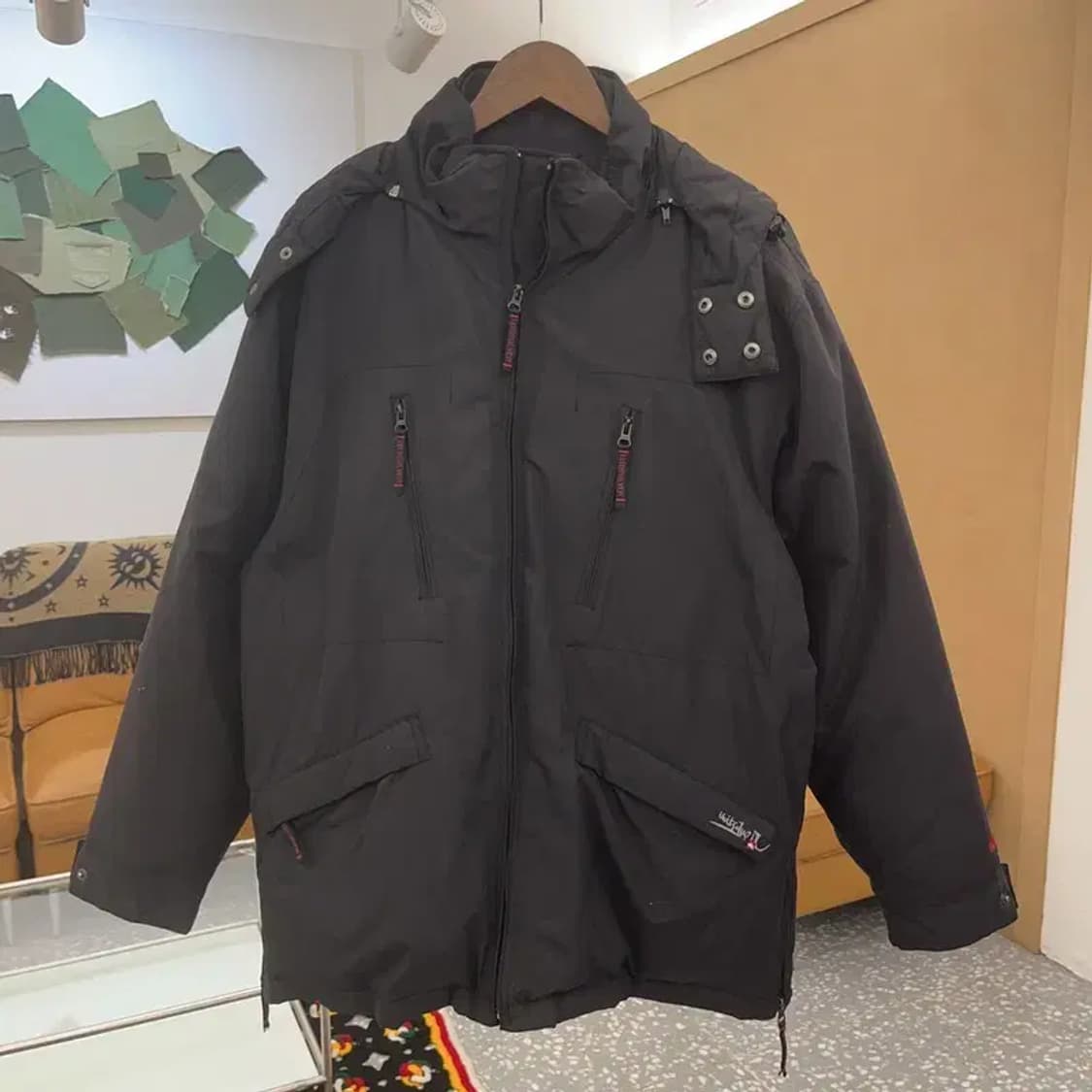 퀵실버 올드스쿨 덕다운 오리털 패딩 XL C06827 상품이미지3