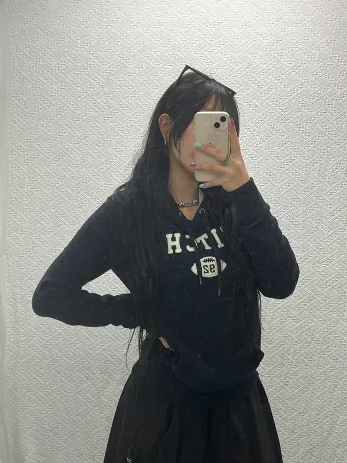 아베크롬비 Y2K 슬림핏 기모 후드티 M C06817 상품이미지2