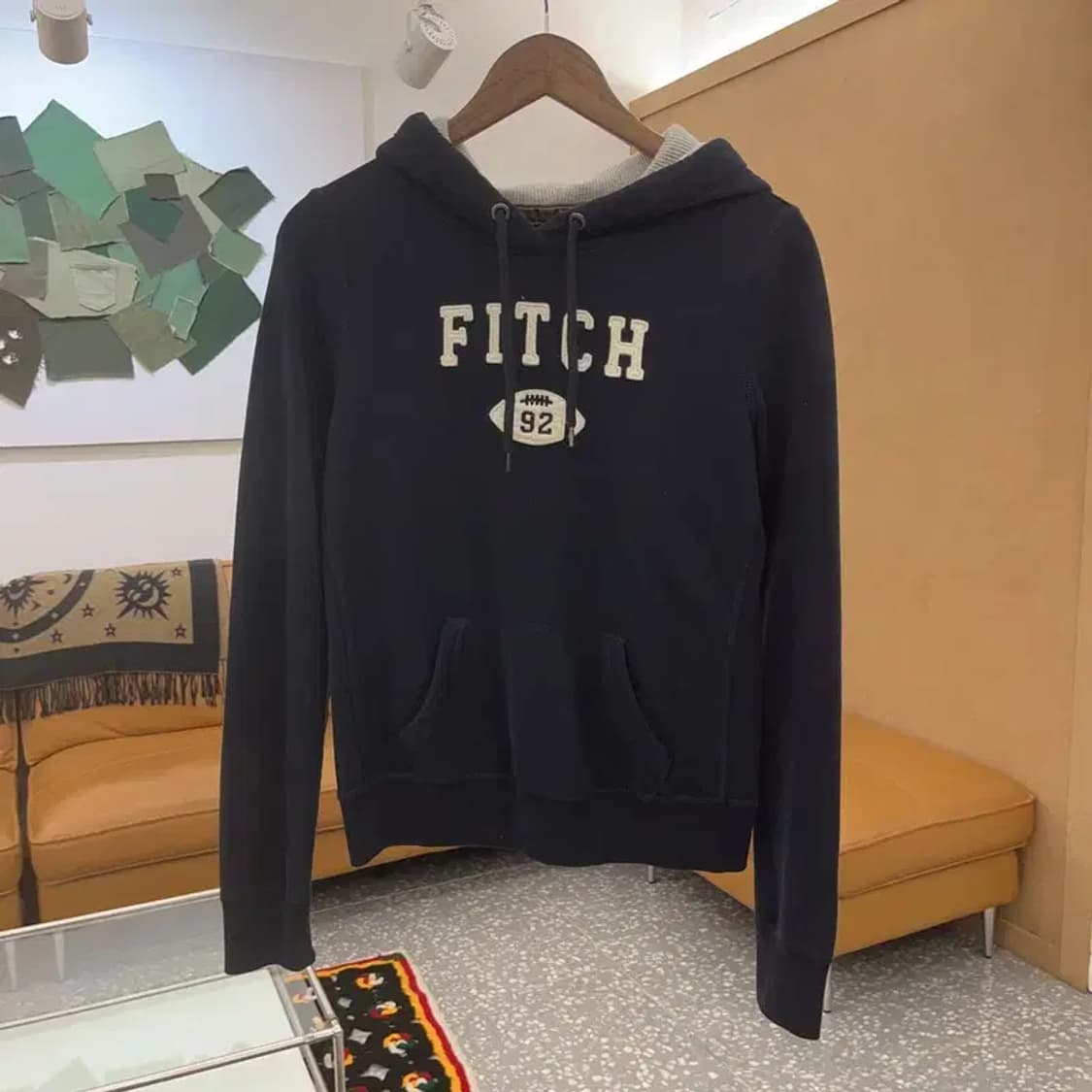 아베크롬비 Y2K 슬림핏 기모 후드티 M C06817 상품이미지3