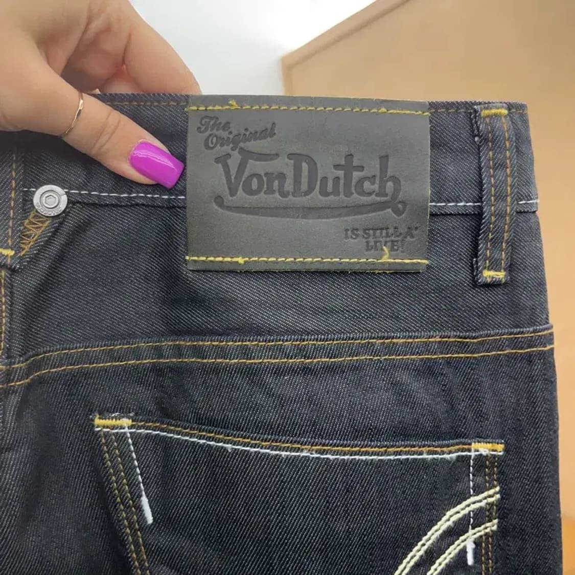 본 더치 올드스쿨 스트릿 키치 Y2K 데님 팬츠 30인치 C06836 상품이미지5
