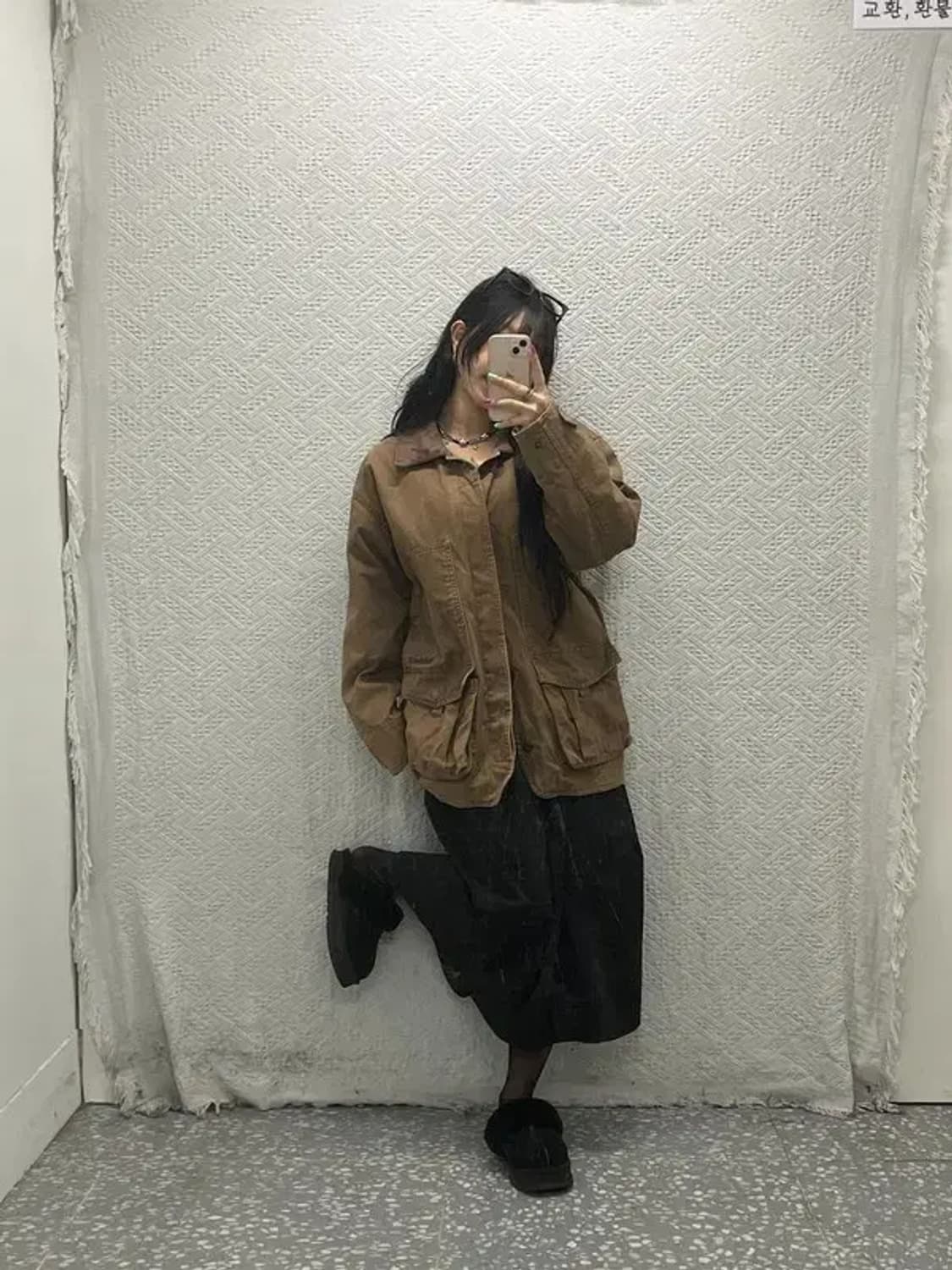 팀버랜드 빈티지 웨더기어 퀄팅 내피 카고 워크 자켓 C06811 상품이미지2