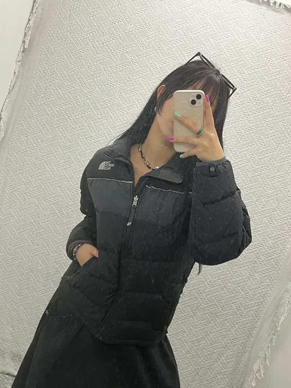 노스페이스 550 눕시 레트로 구스다운 패딩 점퍼 XL C06829 상품이미지2