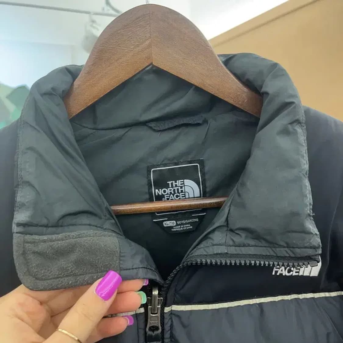 노스페이스 550 눕시 레트로 구스다운 패딩 점퍼 XL C06829 상품이미지7