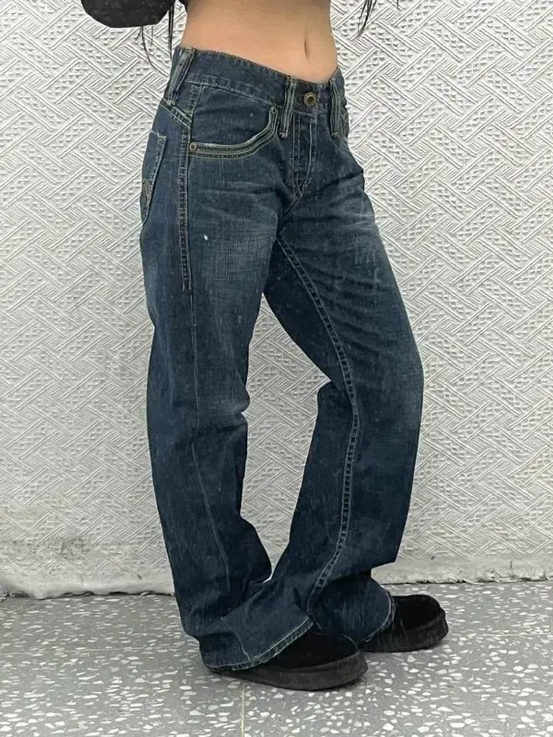 리바이스 올드스쿨 레트로 레드패치 데님 팬츠 76 C06837 상품이미지2