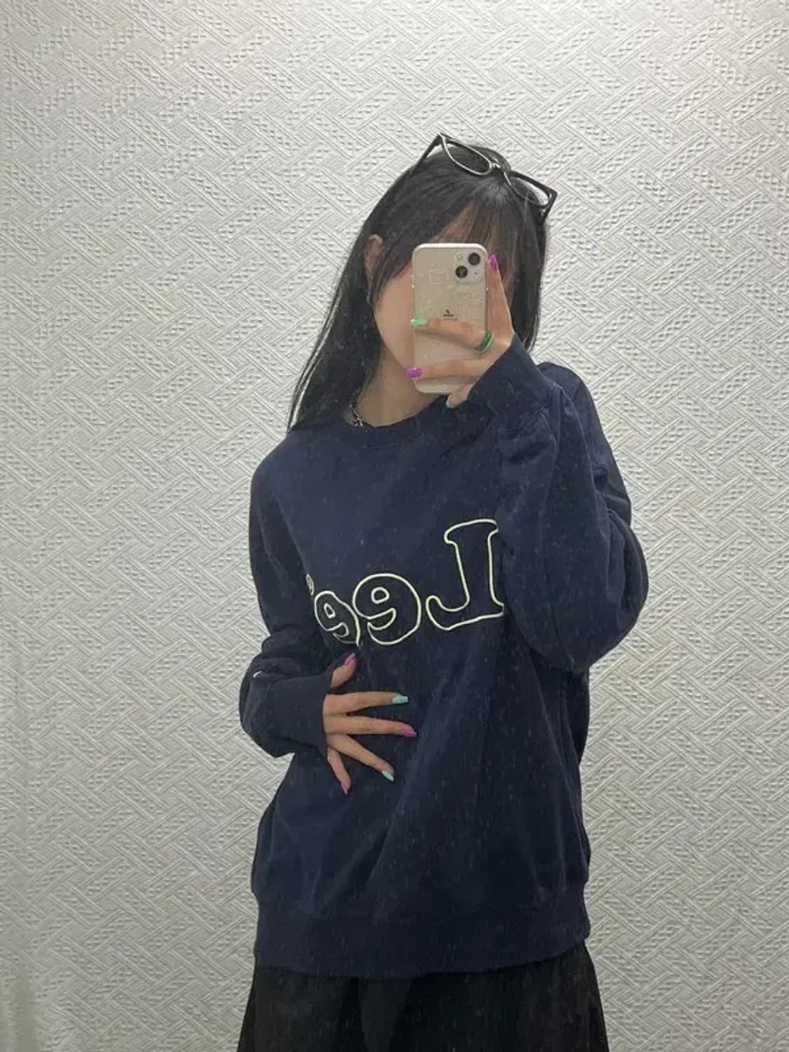 LEE 올드스쿨 빈티지 자수로고 맨투맨 스웻셔츠 XL C06824 상품이미지1