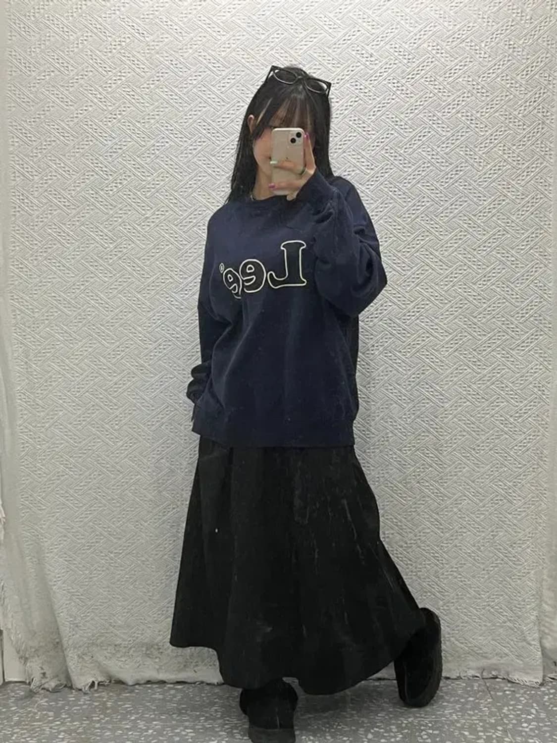 LEE 올드스쿨 빈티지 자수로고 맨투맨 스웻셔츠 XL C06824 상품이미지2