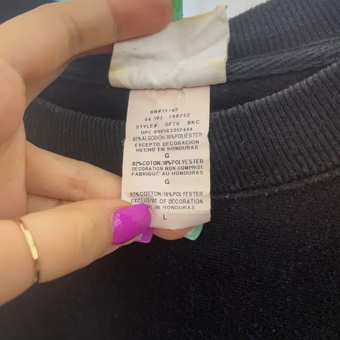 챔피언 리버스위브 베이직 모던 약기모 맨투맨 스웻셔츠 L C06838 상품이미지6