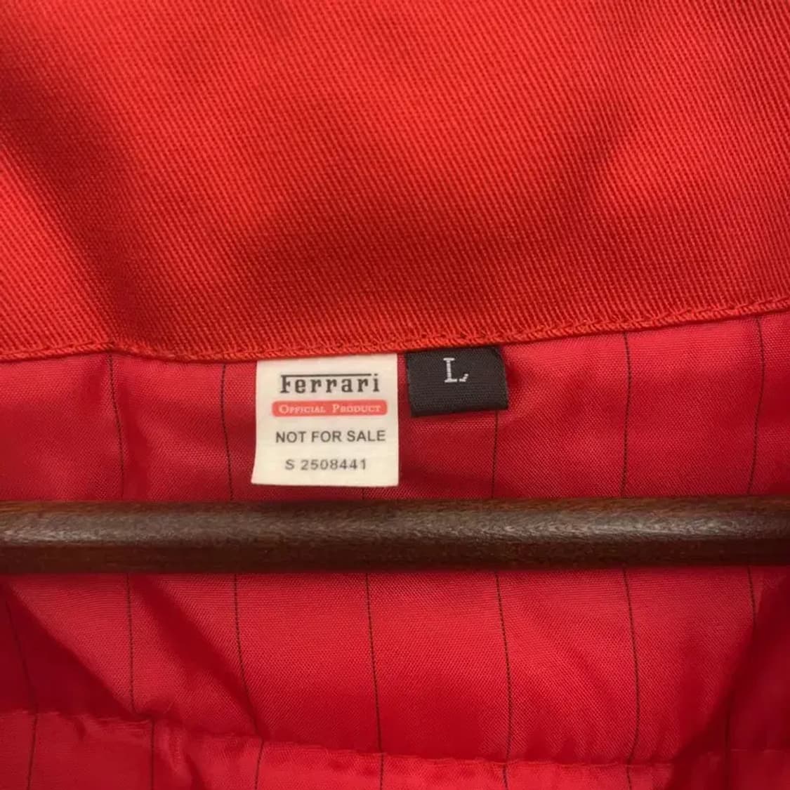 페라리 올드스쿨 레이싱 바이커 자켓 점퍼 L C06841 상품이미지4