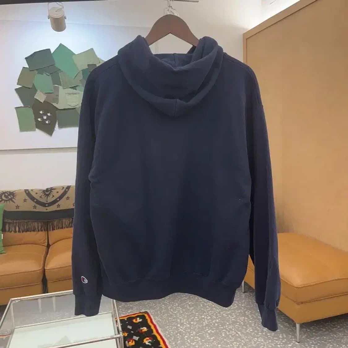 챔피언 올드스쿨 빈티지 샌디에고 약기모 후드티 M C06842 상품이미지4