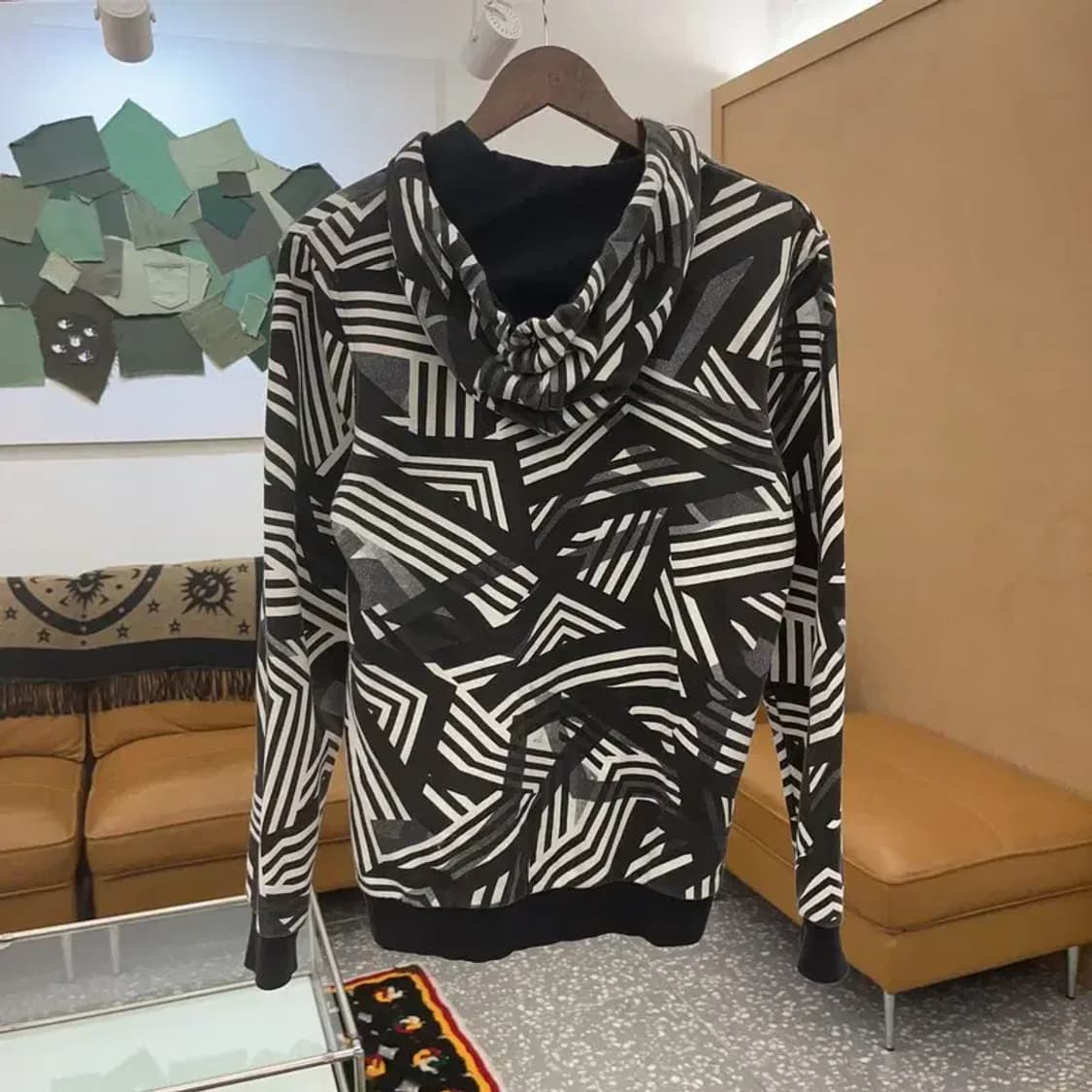 아디다스 유니크 기하학 패턴 져지 집업 90 C06848 상품이미지4