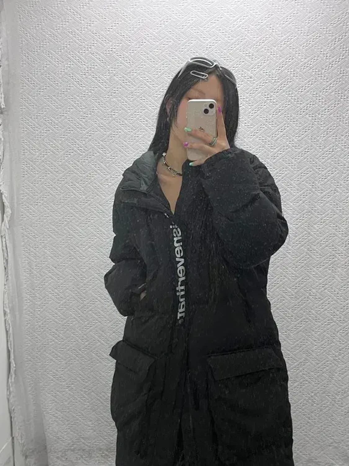 디스이즈네버댓 오버핏 다운 롱 패딩 M C06857 상품이미지1