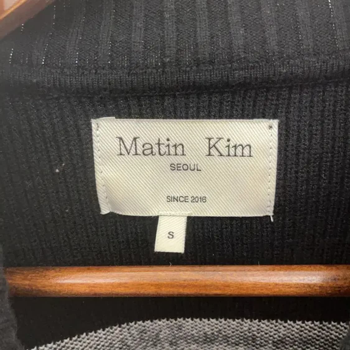 마똉킴 스트라이프 스펠포인트 크롭 여리 가디건 S C06865 상품이미지5