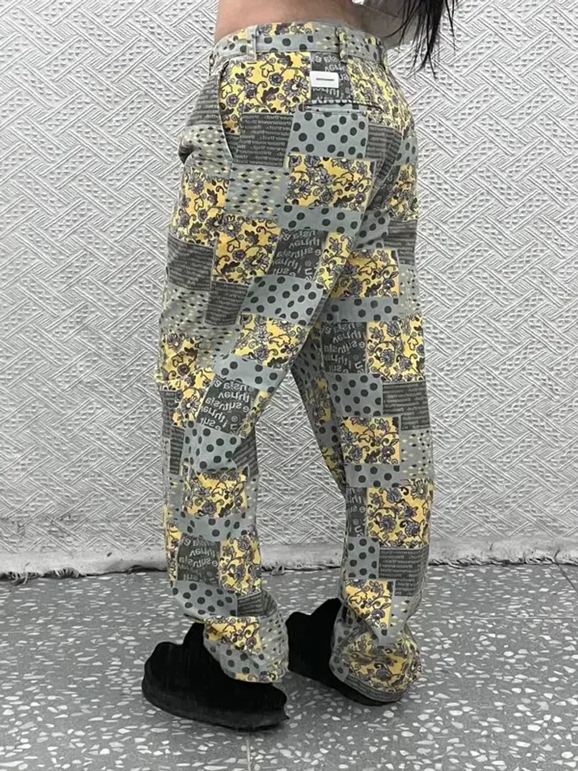 디스이즈네버댓 크레이지 프린팅 패턴 코튼팬츠 M C06875 상품이미지2