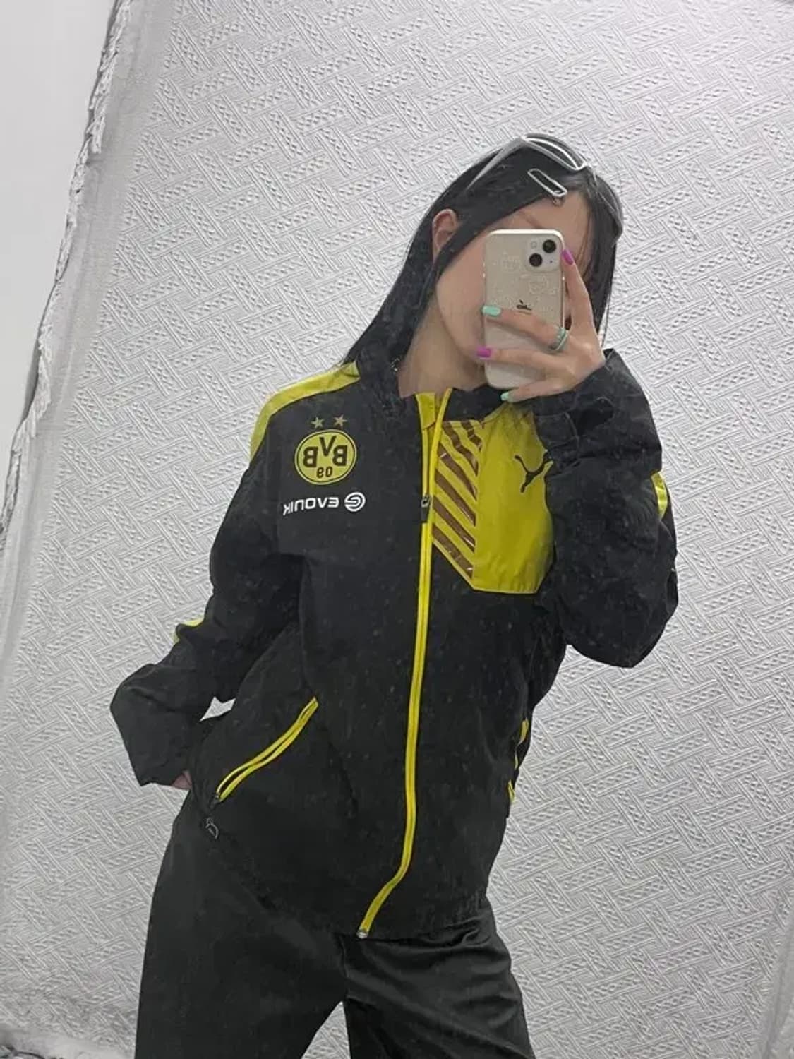 퓨마 올드스쿨 보루시아 도르트문트 바람막이 자켓 L C06847 상품이미지1