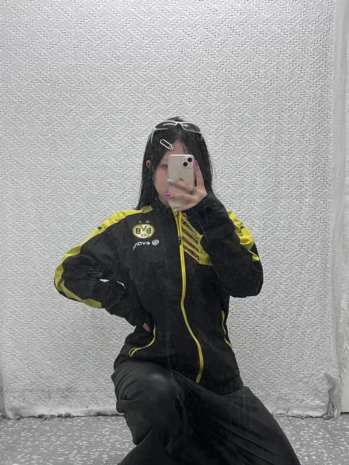 퓨마 올드스쿨 보루시아 도르트문트 바람막이 자켓 L C06847 상품이미지2