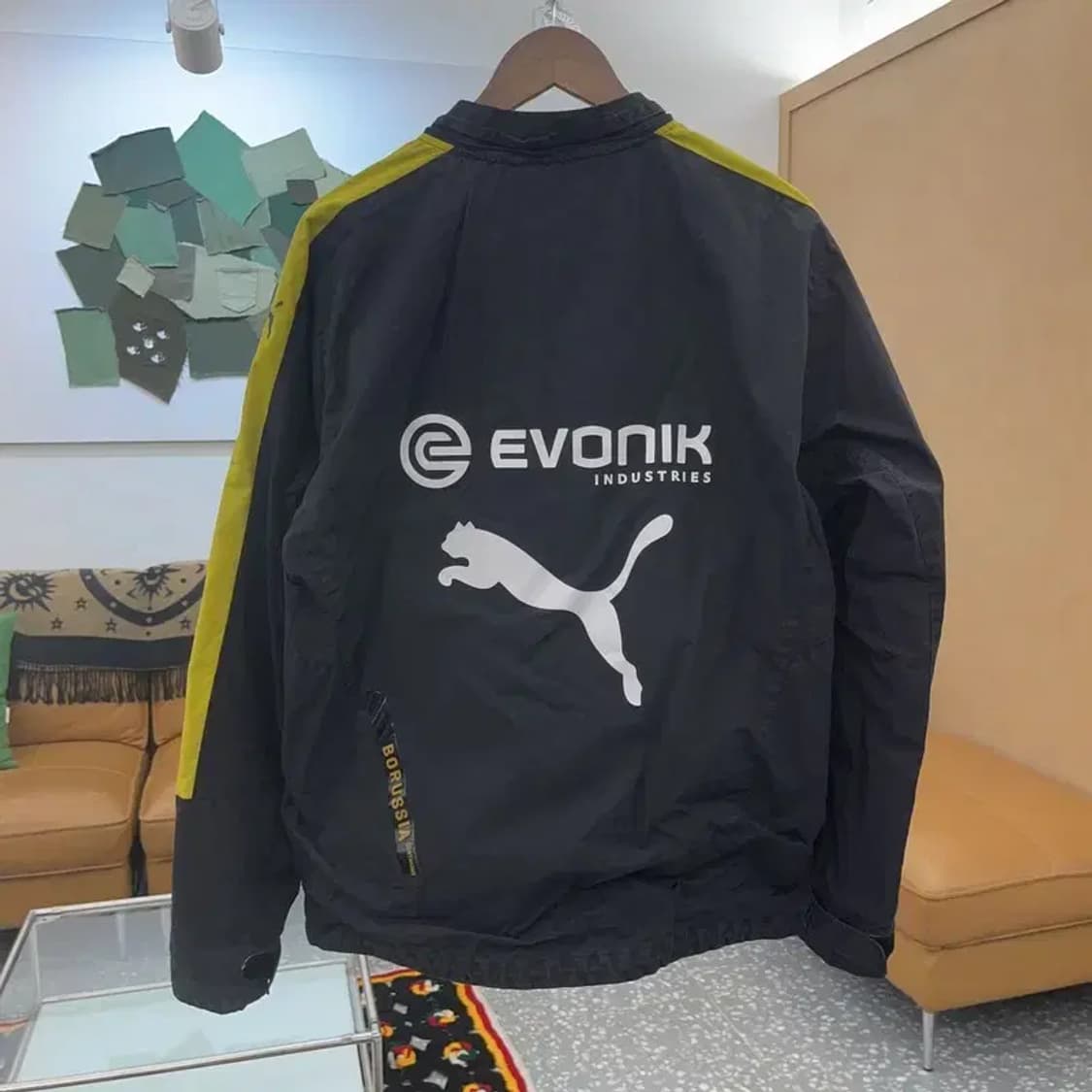 퓨마 올드스쿨 보루시아 도르트문트 바람막이 자켓 L C06847 상품이미지4