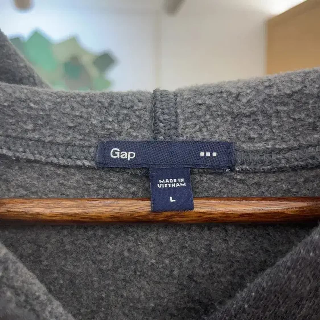 갭 올드스쿨 자수로고 빈티지무드 약기모 후드티 L C06843 상품이미지5