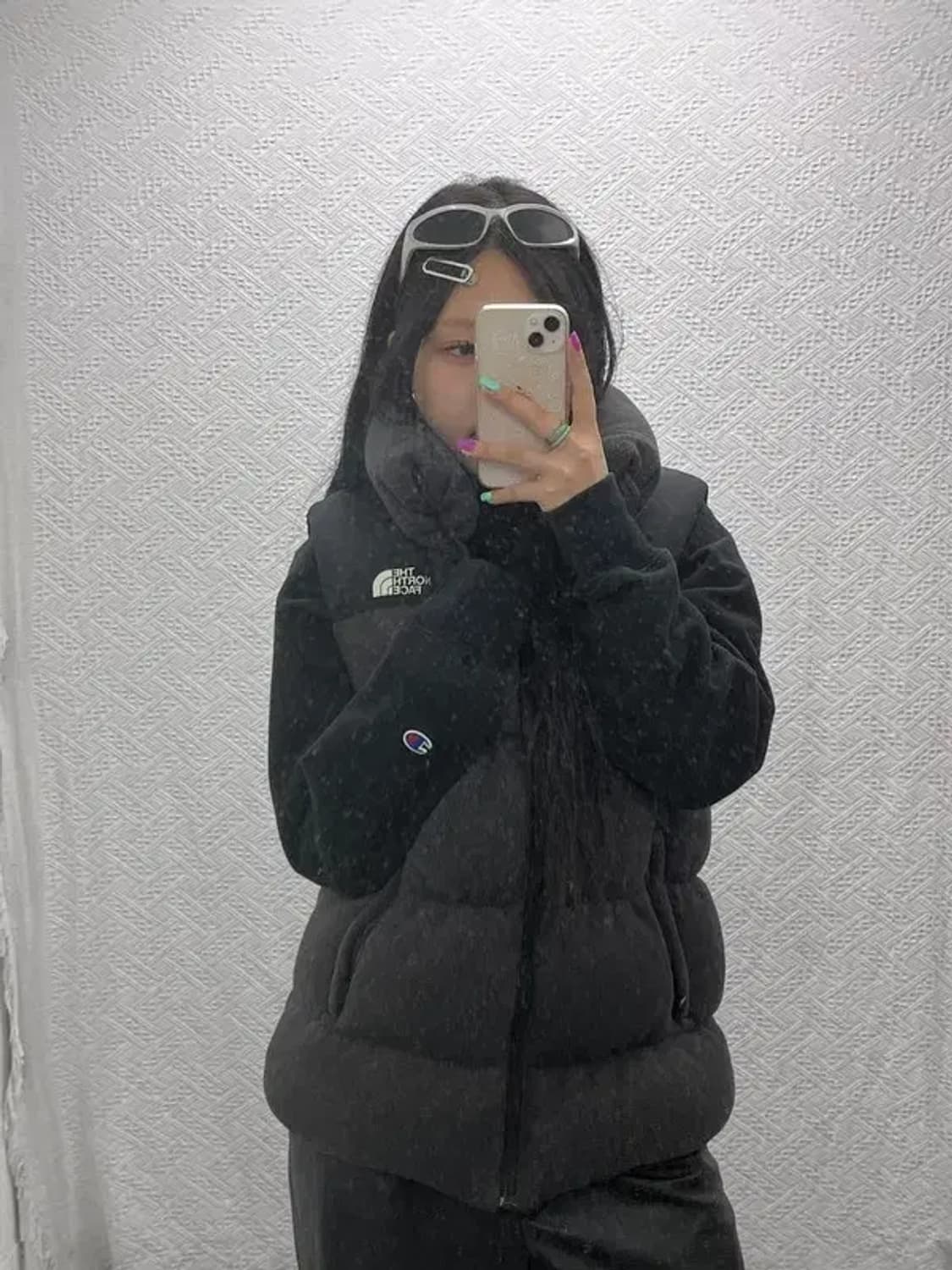 노스페이 눕시 넥워머 거위털 패딩 조끼 95 C06864 상품이미지2