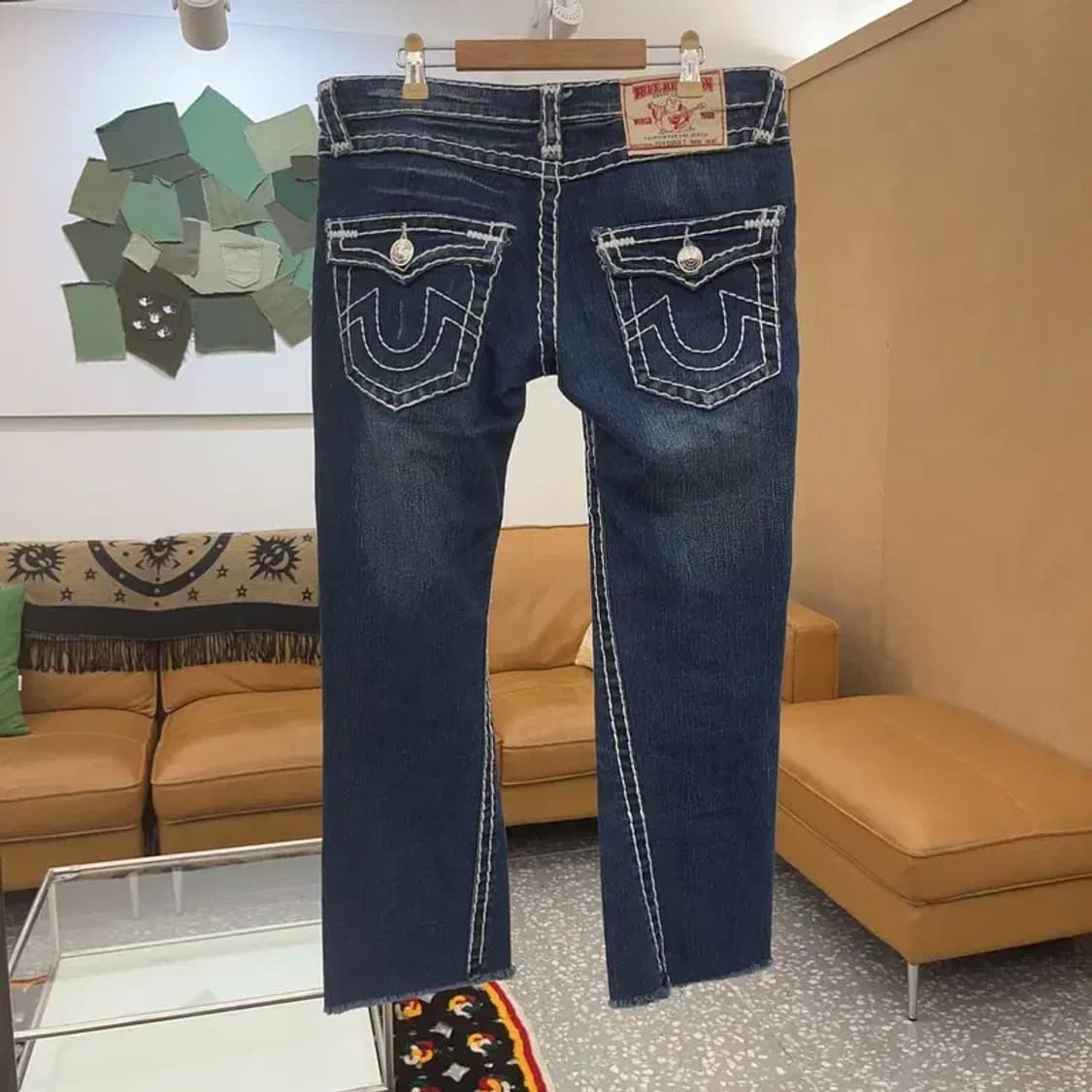 트루릴리전 조이슈퍼티 키치 스티치 포인트 데님팬츠 30인치 C06870 상품이미지4