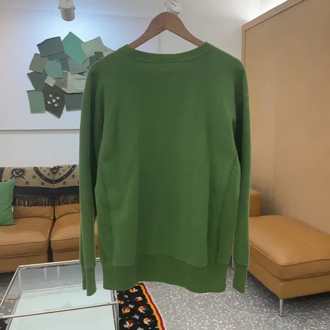 챔피온 리버스위브 말차 기모 맨투맨 스웻셔츠  L C06840 상품이미지4