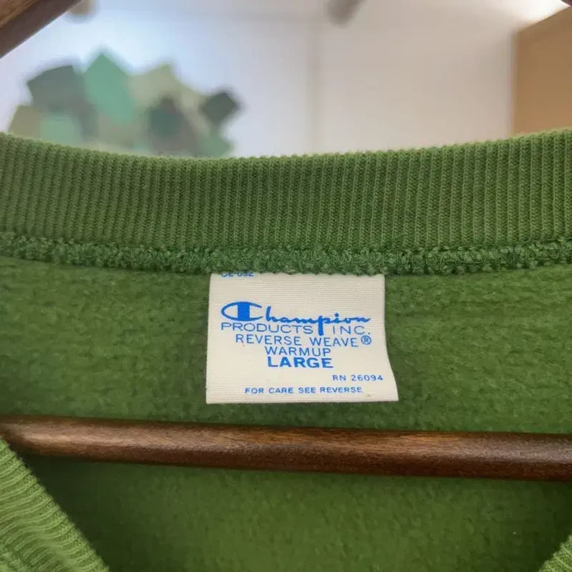 챔피온 리버스위브 말차 기모 맨투맨 스웻셔츠  L C06840 상품이미지5