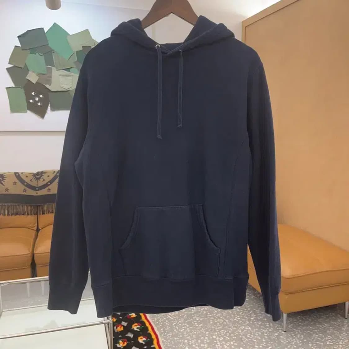 슈프림 키치 멘디니 건 백프린팅 약기모 후드티 M C06844 상품이미지3