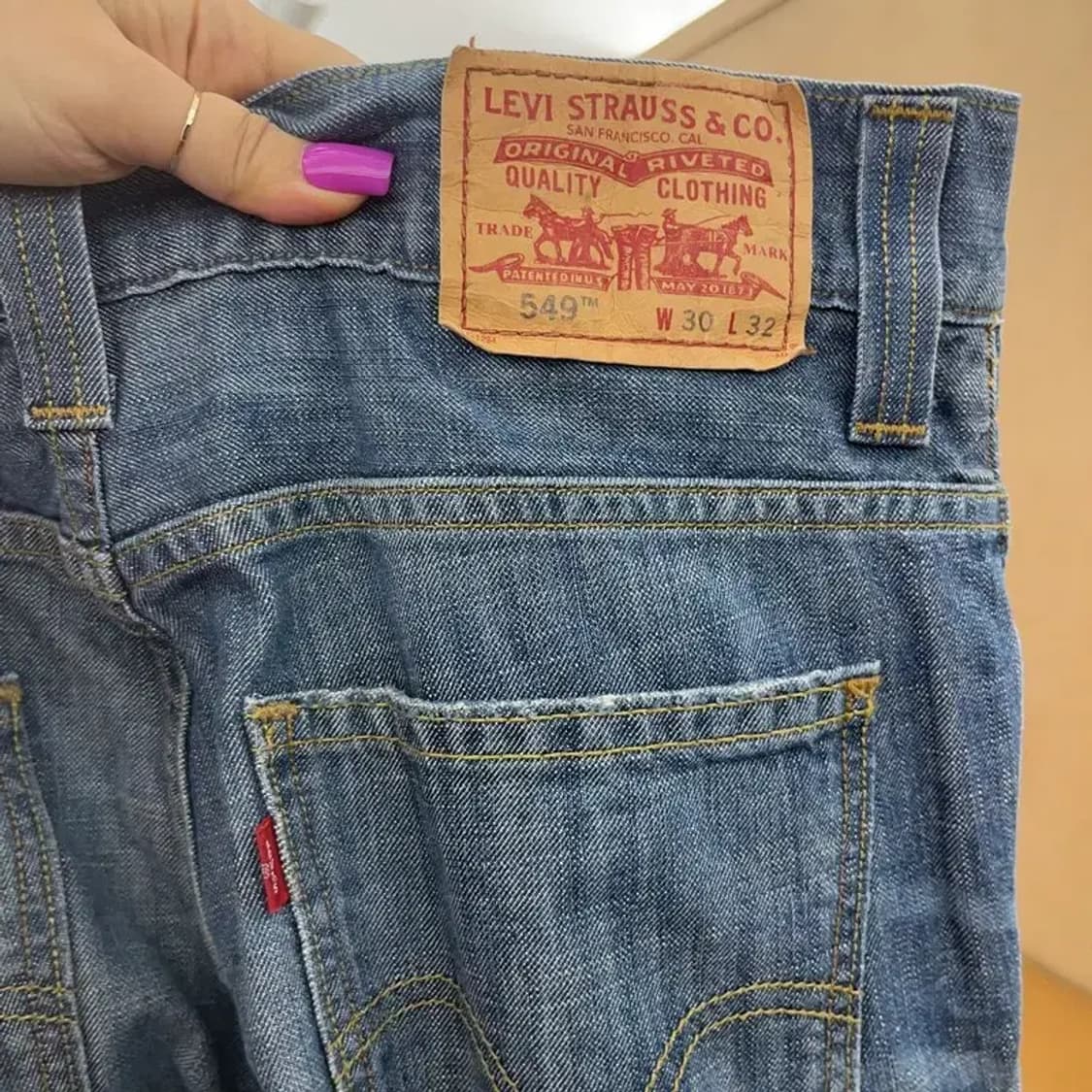 리바이스 549 빈티지 로우 루즈핏 데님팬츠 30인치 C06871 상품이미지5