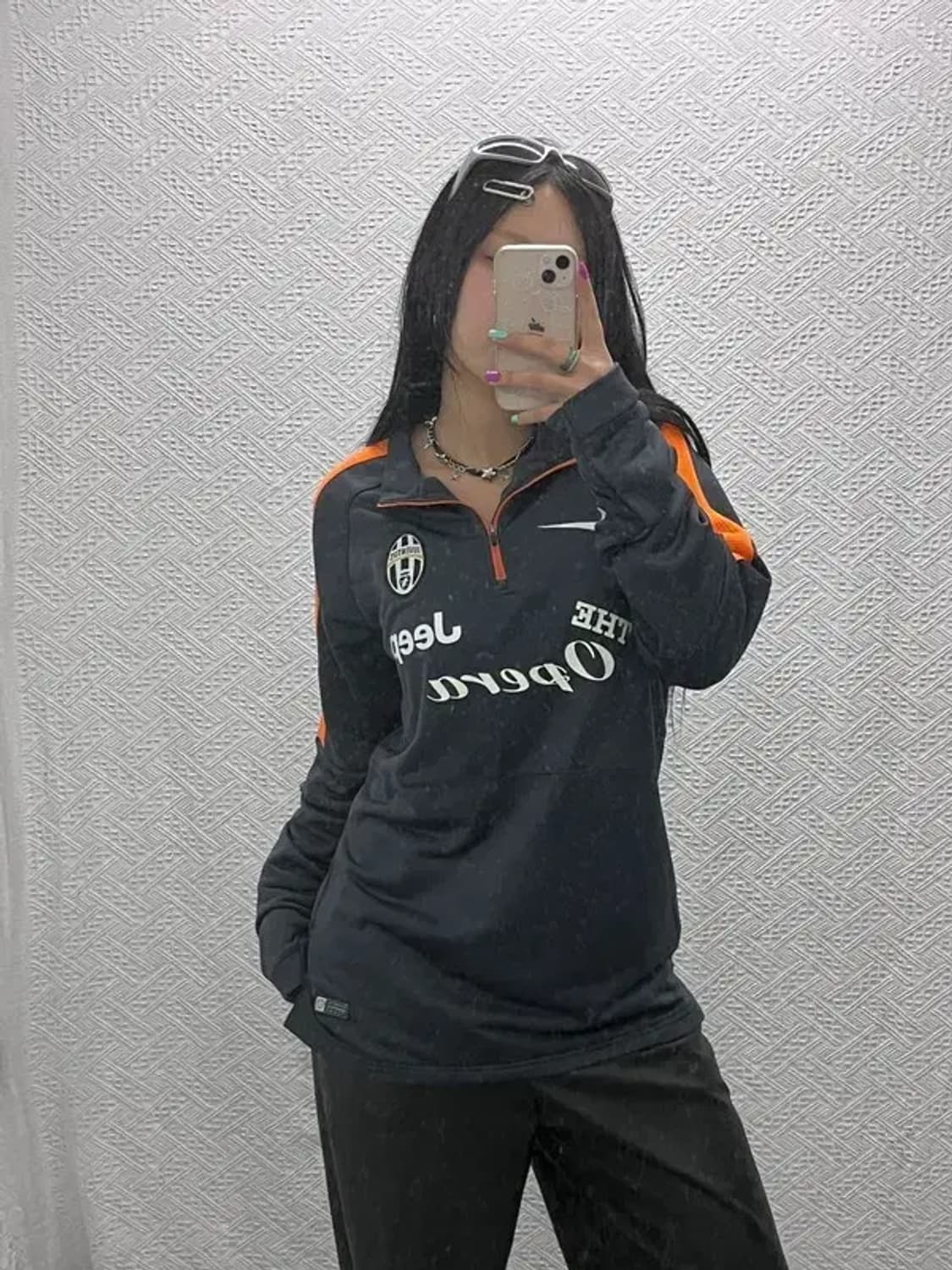 나이키 올드스쿨 유벤투스 유니폼 져지 반집업 맨투맨 XL C06854 상품이미지1