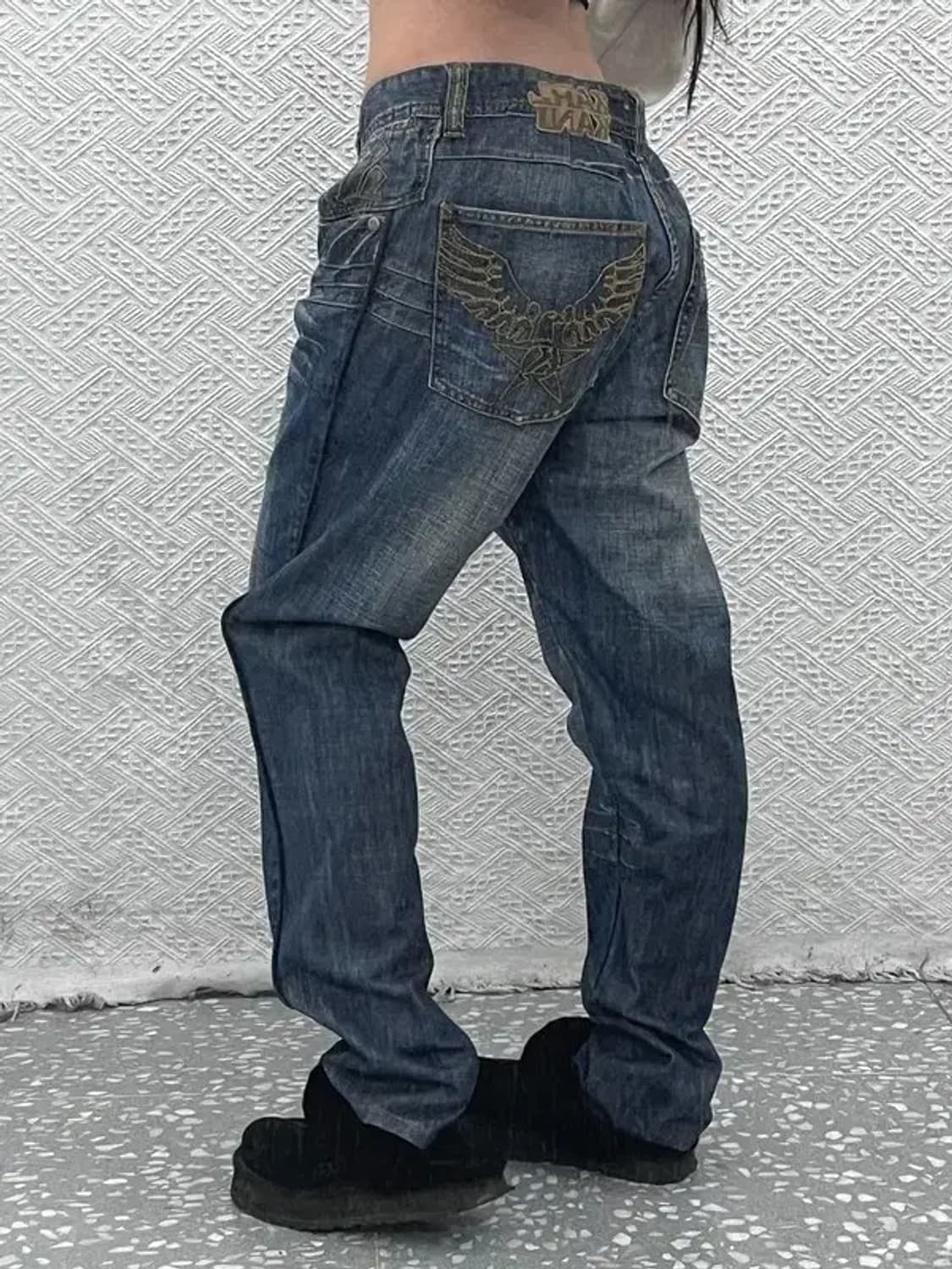 칼 카니 올드스쿨 빈티지 백패치 데님팬츠 92 C06872 상품이미지1