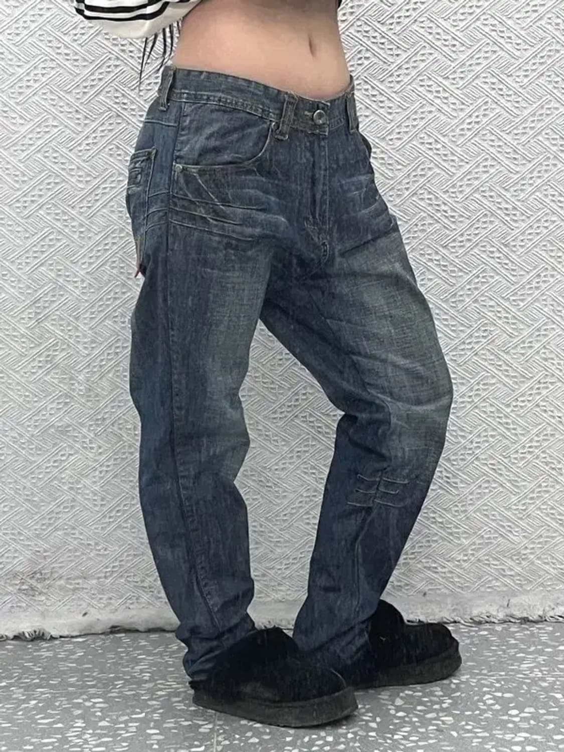 칼 카니 올드스쿨 빈티지 백패치 데님팬츠 92 C06872 상품이미지2