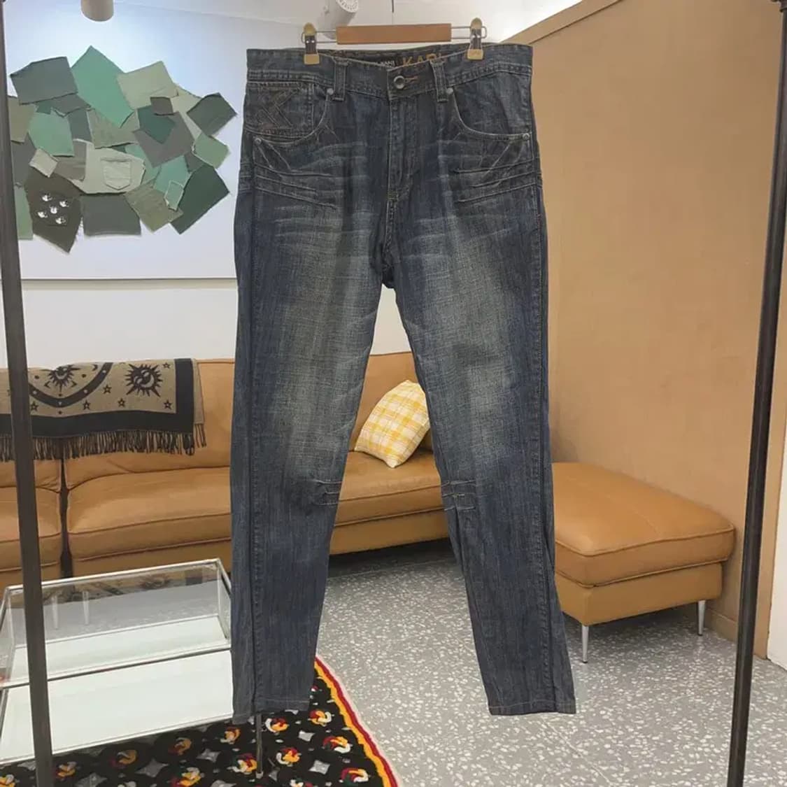 칼 카니 올드스쿨 빈티지 백패치 데님팬츠 92 C06872 상품이미지3