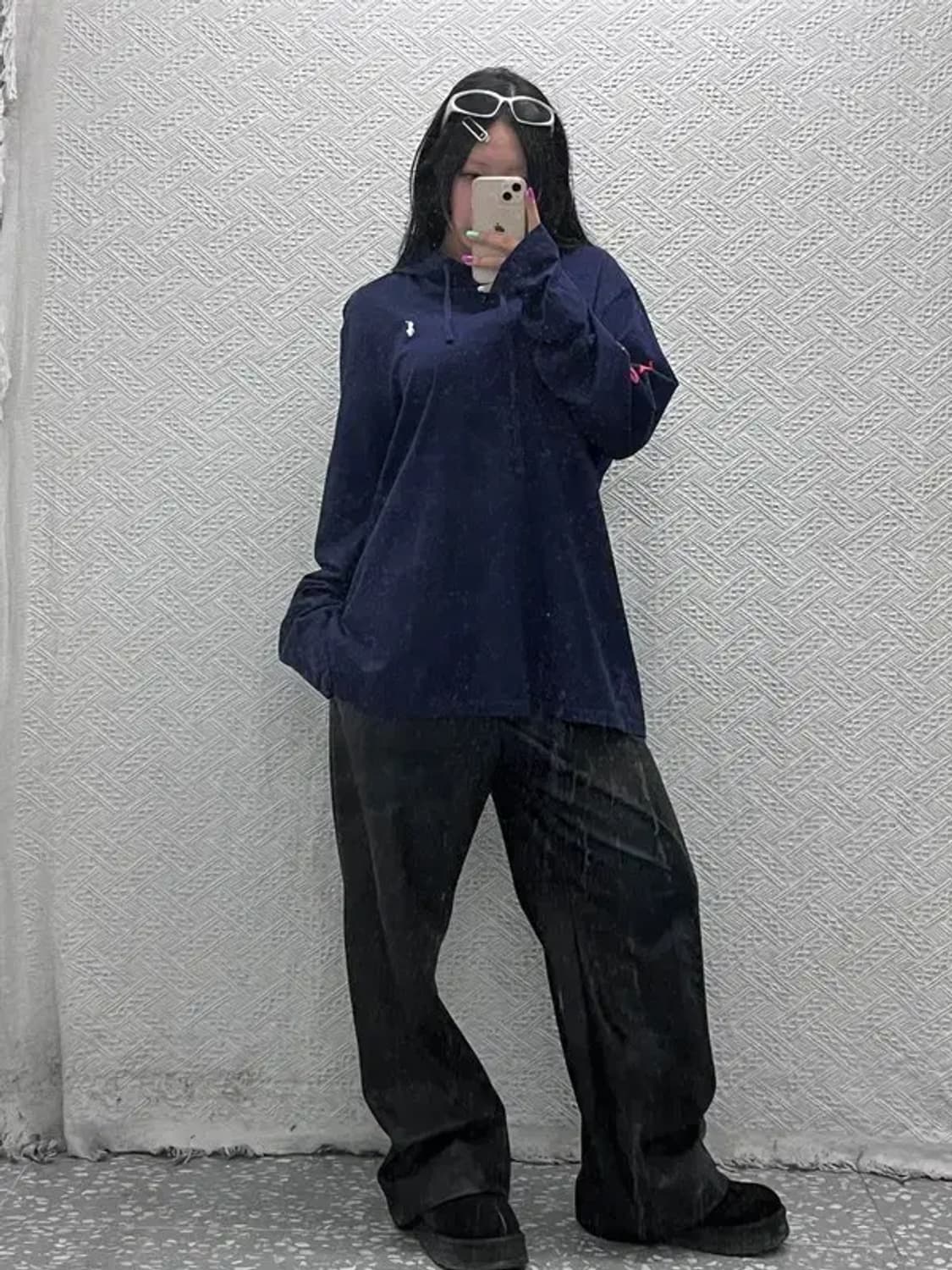 폴로 랄프 로렌 올드스쿨 백프린팅 후드 롱슬리브 XL C06849 상품이미지2