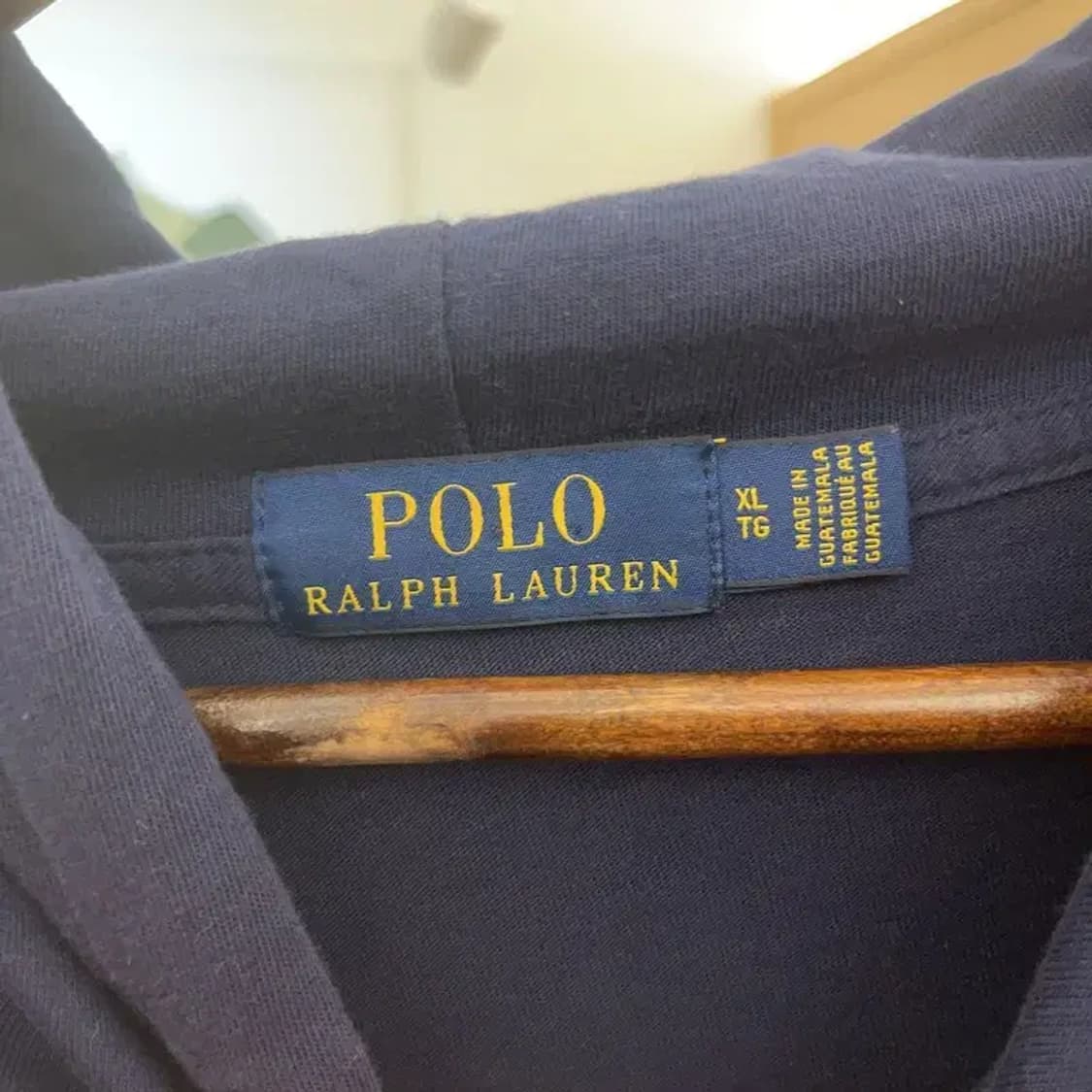 폴로 랄프 로렌 올드스쿨 백프린팅 후드 롱슬리브 XL C06849 상품이미지5