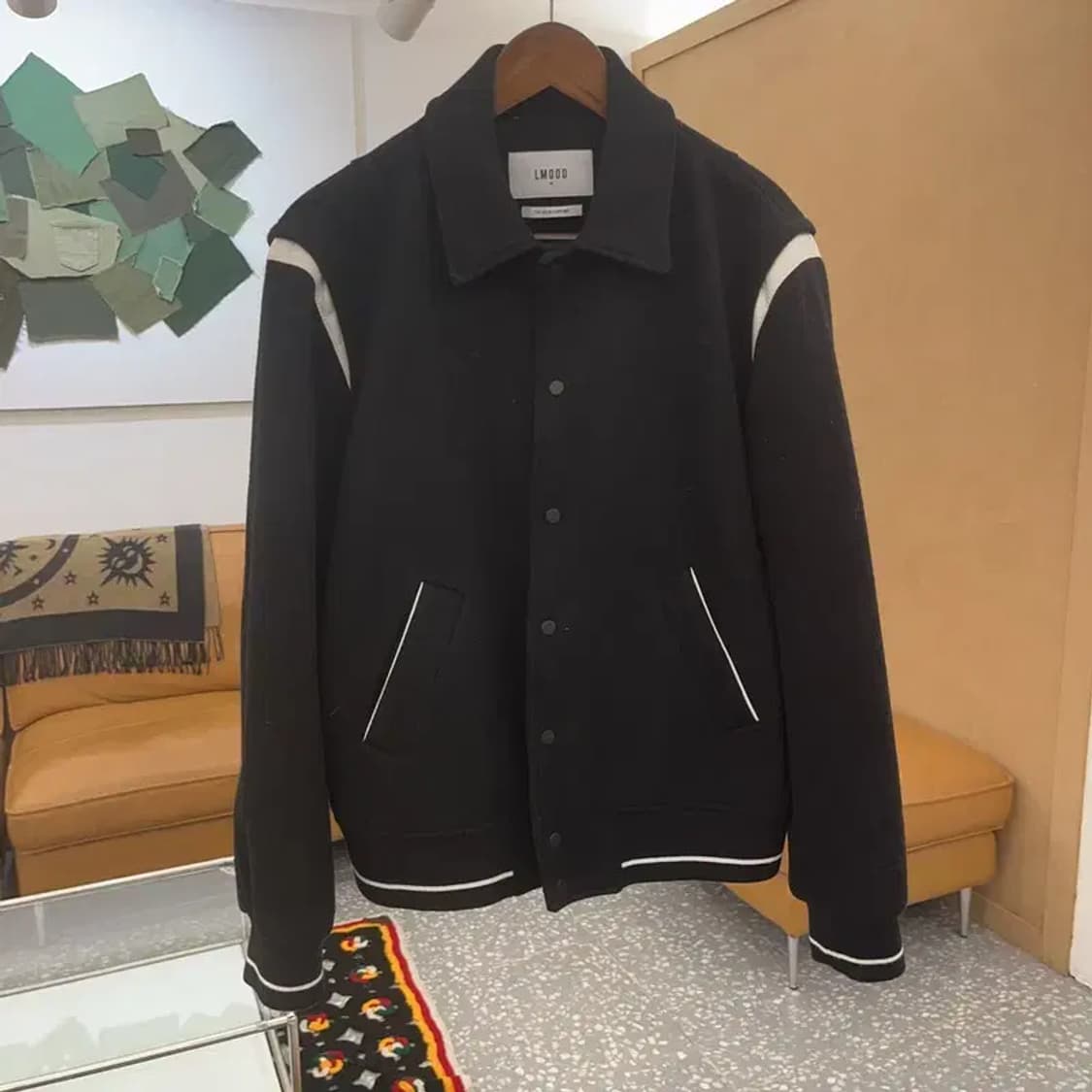 엘무드 컨템포러리 모던 바시티 자켓 48 C06878 상품이미지3