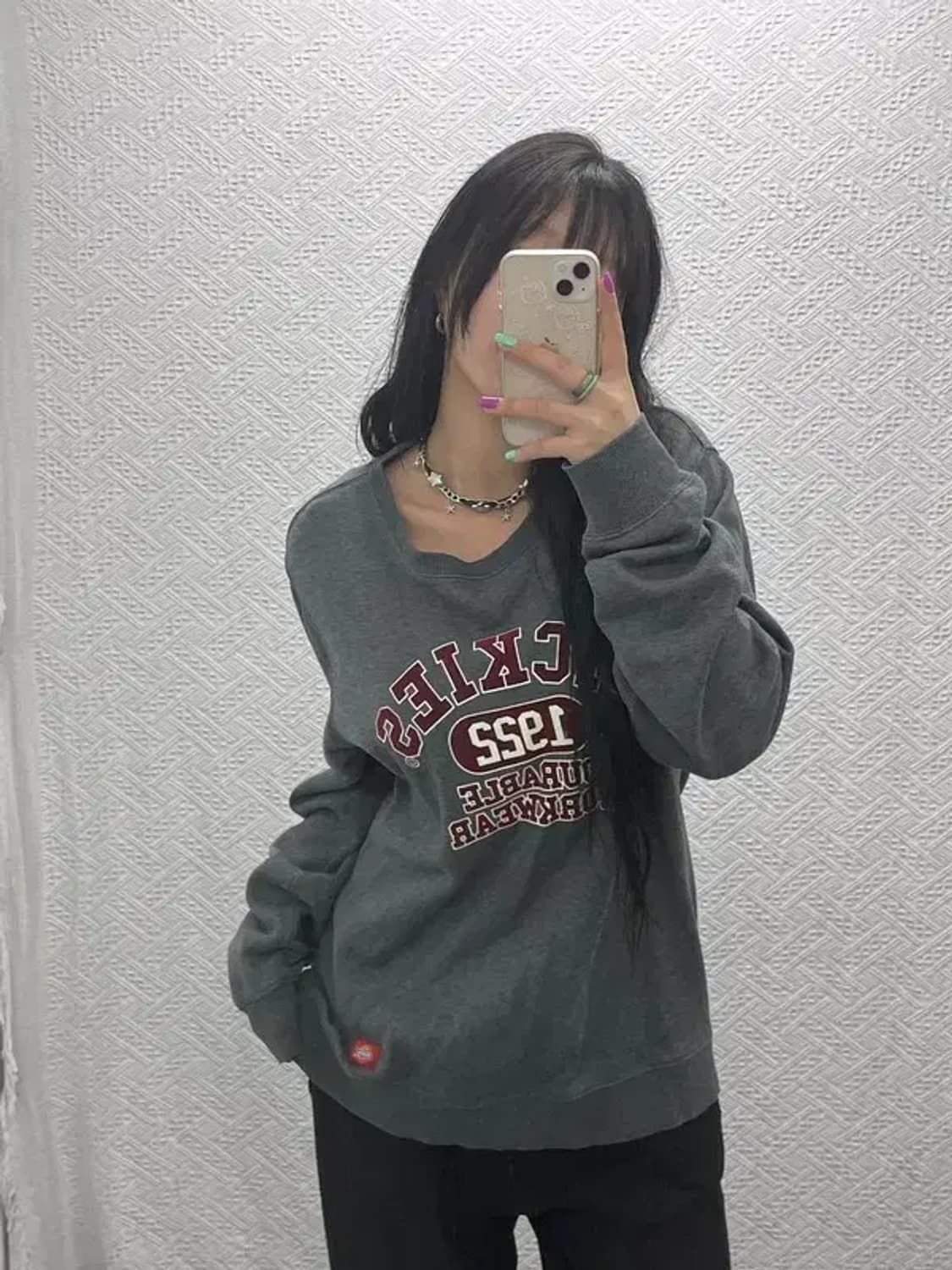 디키즈 올드스쿨 빈티지 약기모 맨투맨 스웻셔츠 XL C06882 상품이미지1