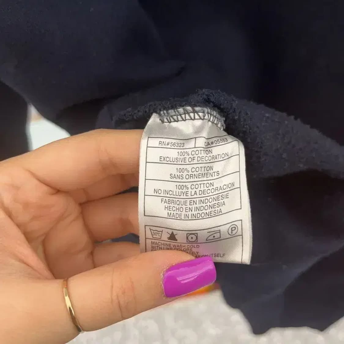 갭 올드스쿨 빅로고 약기모 후드티 S C06885 상품이미지6