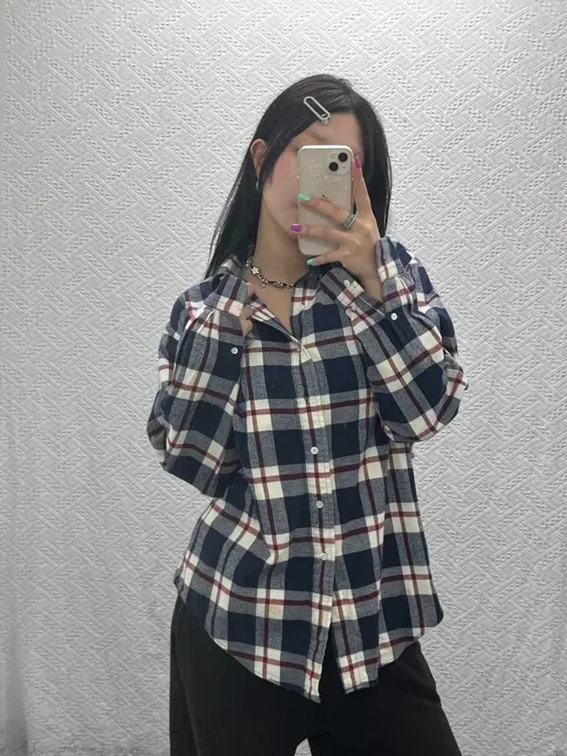 폴로 랄프로렌 빈티지 파머룩 타탄 체크 셔츠 95 C06888 상품이미지1