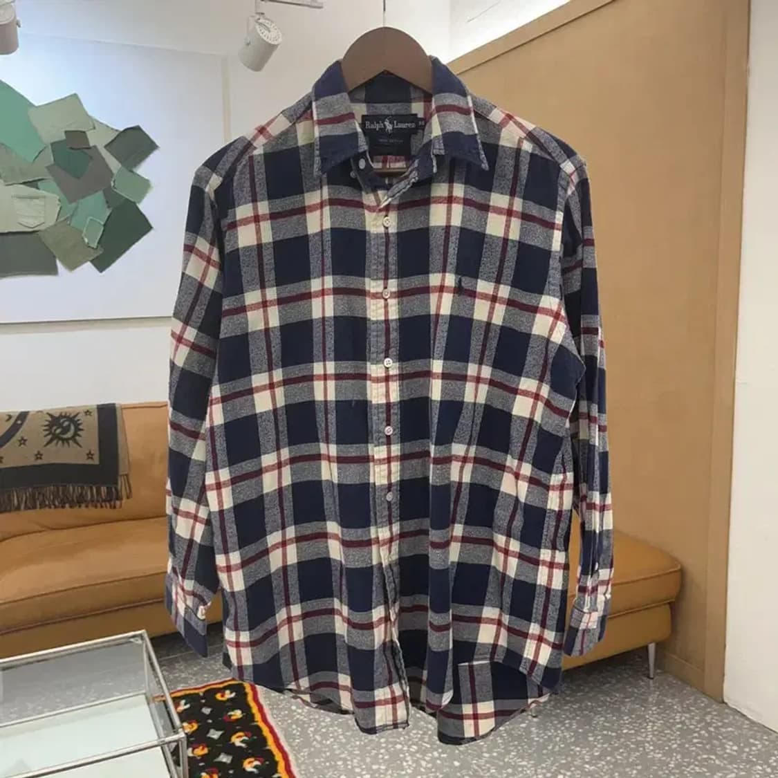 폴로 랄프로렌 빈티지 파머룩 타탄 체크 셔츠 95 C06888 상품이미지3