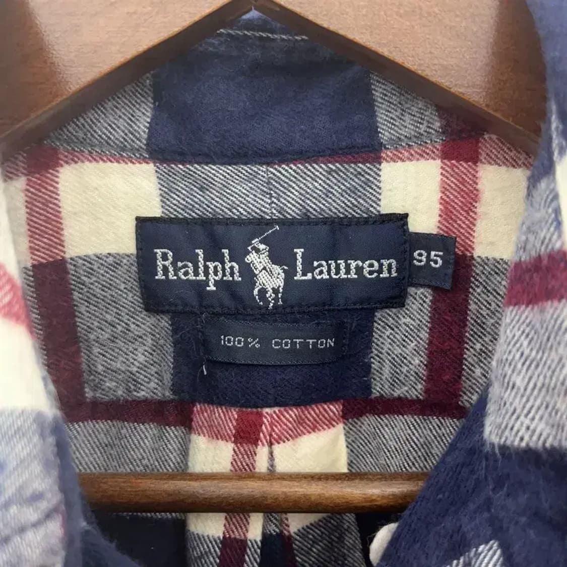 폴로 랄프로렌 빈티지 파머룩 타탄 체크 셔츠 95 C06888 상품이미지5
