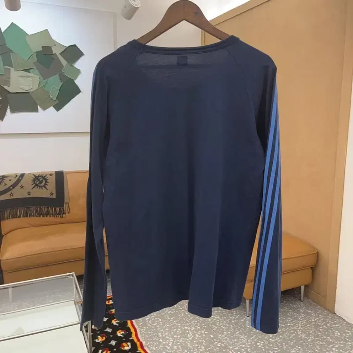 아디다스 스타디움 오리지널 블루 삼선 롱슬리브 100 C06890 상품이미지3