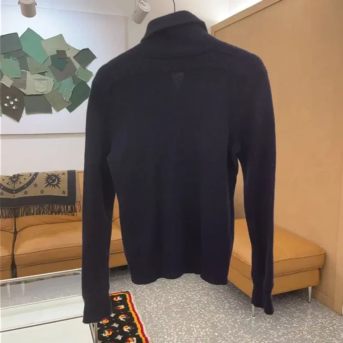 폴로 랄프로렌 빈티지 숄카라 사이드지퍼 울 니트 M C06902 상품이미지4