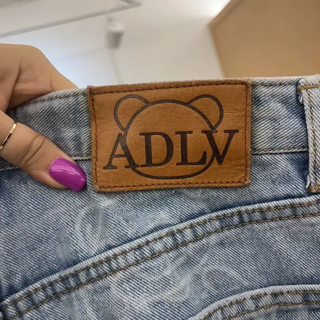 아크메드라비 키치 베어 패턴 데님 팬츠 1 C06906 상품이미지5