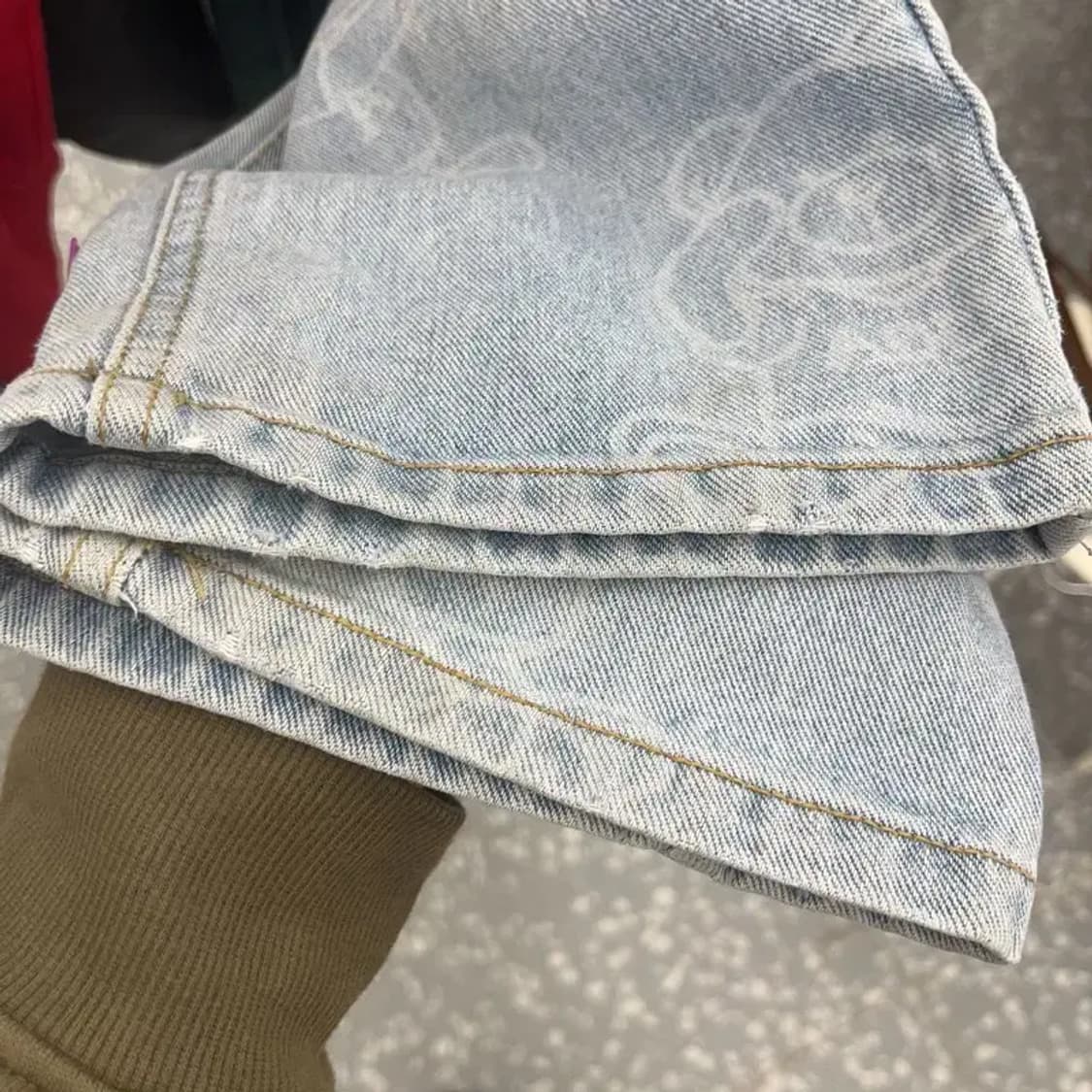 아크메드라비 키치 베어 패턴 데님 팬츠 1 C06906 상품이미지7