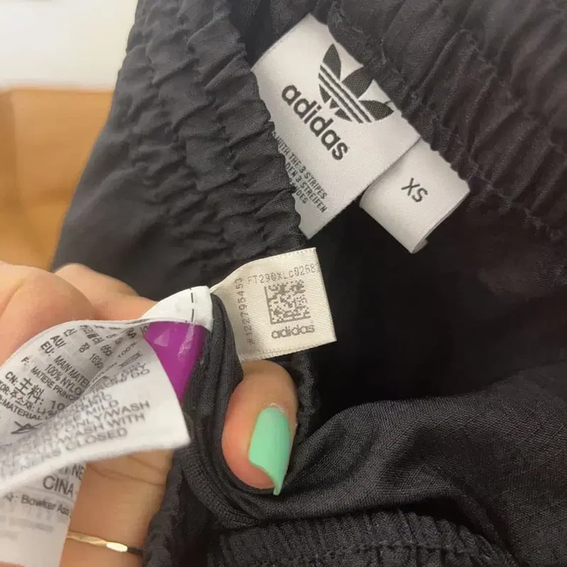 아디다스 프론트 테이프 라인 트랙 조거 팬츠 XS C06910 상품이미지6