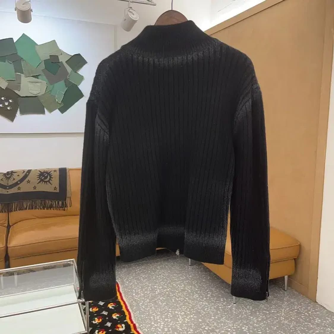 노쿨러스 그런지 빈티지 스프레이 집업 가디건 1 C06879 상품이미지4