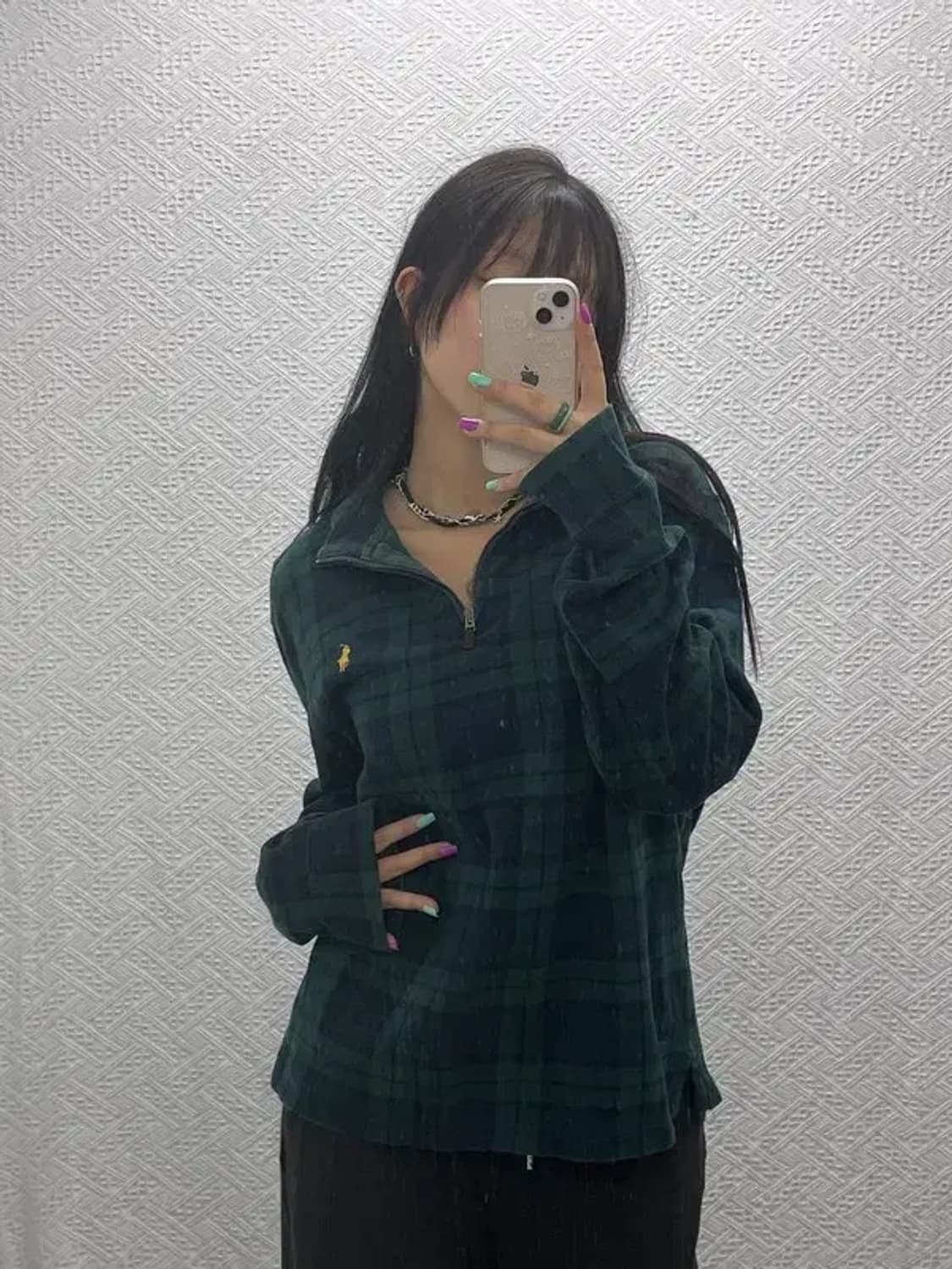 폴로 랄프로렌 홀리데이 컨트리 체크 카라 롱슬리브 M C06905 상품이미지1